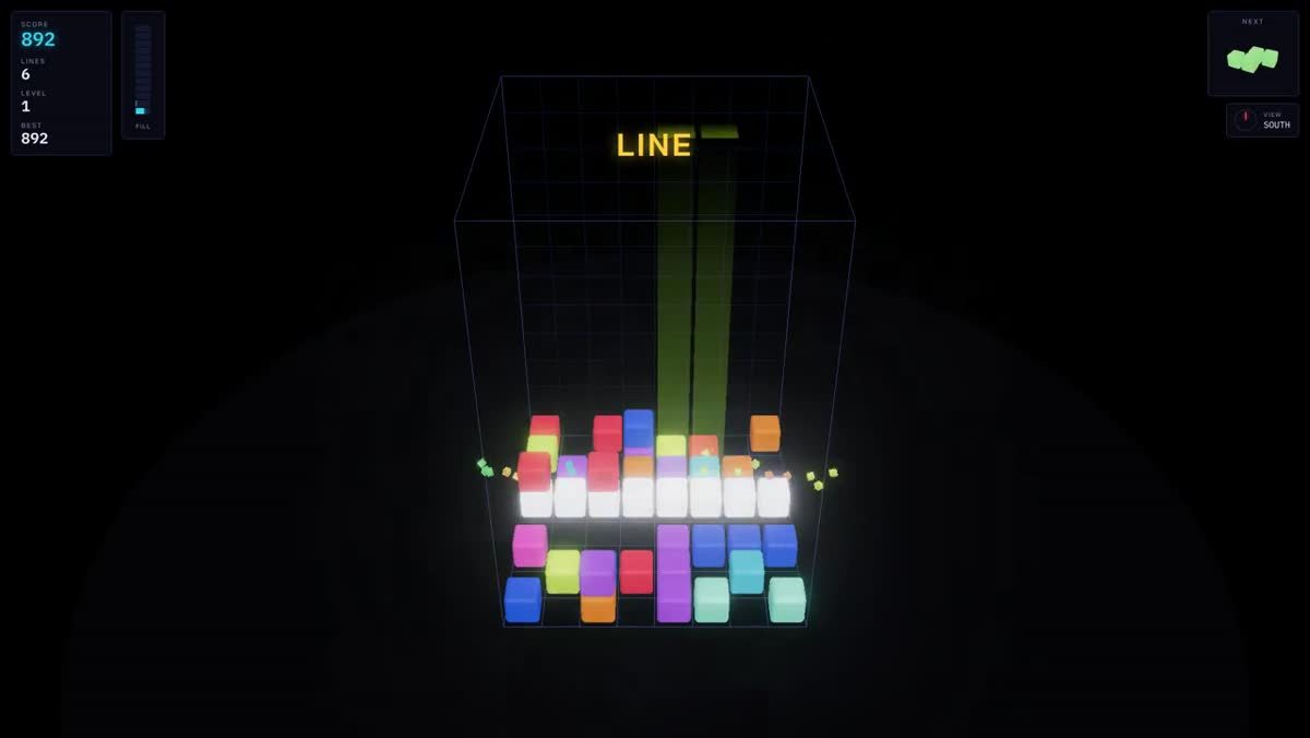 3D落ちもの『VoxelDrop』――Claude OpusとThree.jsのブラウザパズル（Xの投稿サムネイル）