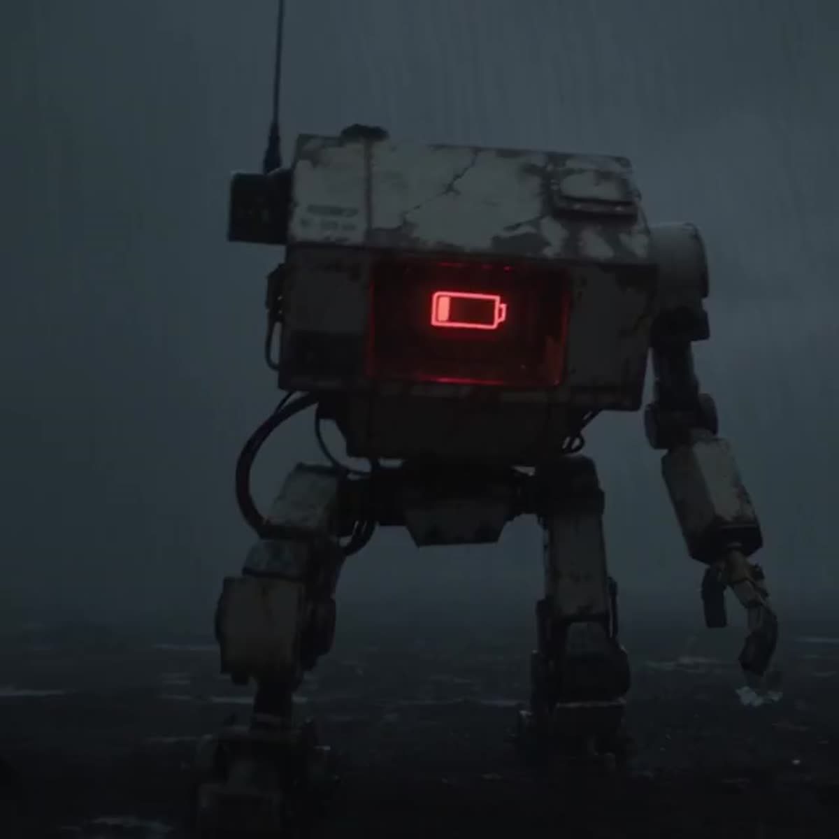 最後の1%を花に――バッテリーが尽きかけたロボットの物語（Xの投稿サムネイル）